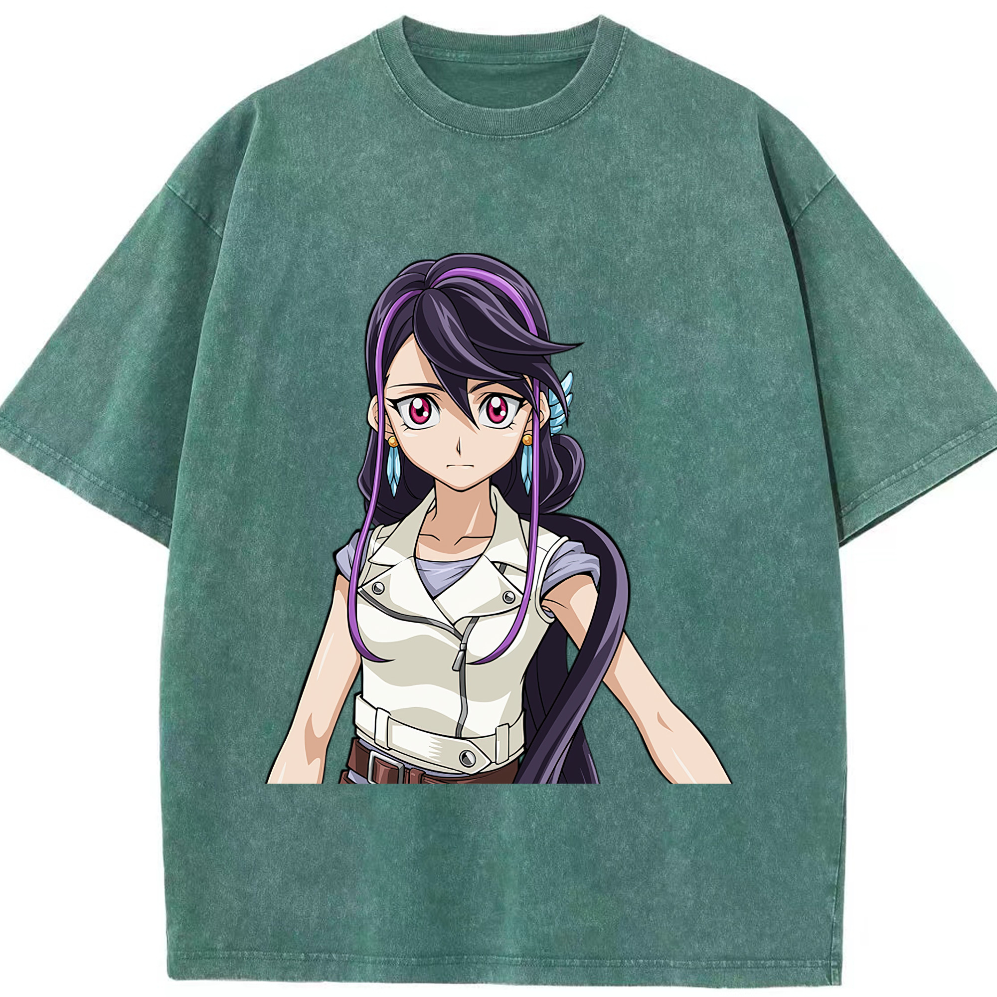 （画像用） 遊☆戯☆王 Yu-Gi-Oh! 綿100% ヴィンテージ風 半袖Tシャツ（フロントプリント）